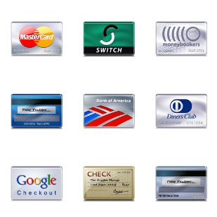 Credit Card icon sets preview