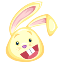 yellow rabbit icon