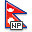 nepal, flag icon