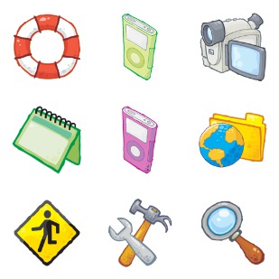 Desktoon icon sets preview