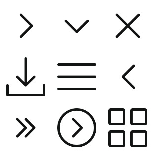 Navigation Set - Arrows, Part One icon sets preview