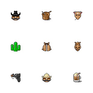 The Mild West icon sets preview