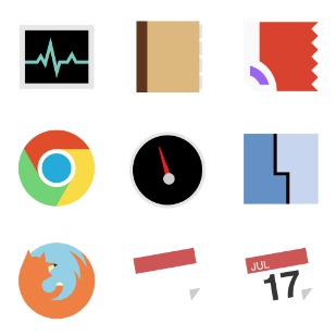 Simplified App icon sets preview