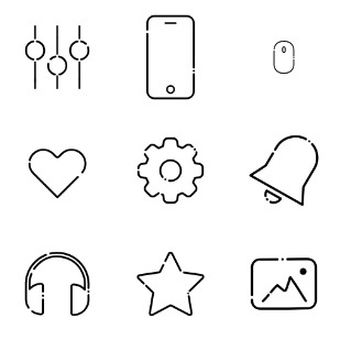 Cute Tech Set icon sets preview