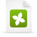 green, document, paper, file icon