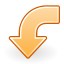 Gnome, Left, Object, Rotate icon