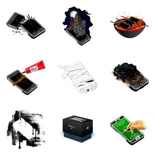 iPhones icon sets preview