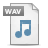 file, audio, wav icon