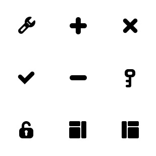 Cosmo Mini icon sets preview