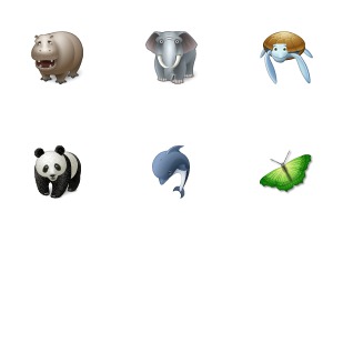 Animals icon sets preview