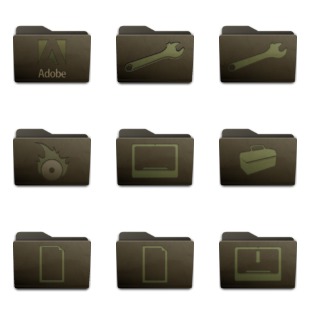 Recycle Folder Set icon sets preview