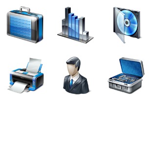 Application Interface icon sets preview