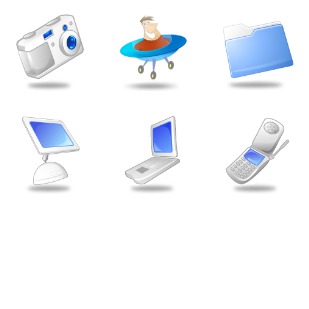 Cartoons icon sets preview