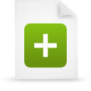 paper, document, green, file icon