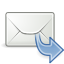 letter, right, gnome, envelop, correct, forward, message, email, arrow, yes, ok, mail, next icon