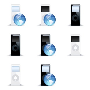 iPod Nano icon sets preview