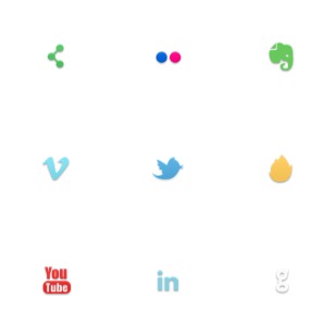 IC Mini Social Icons icon sets preview