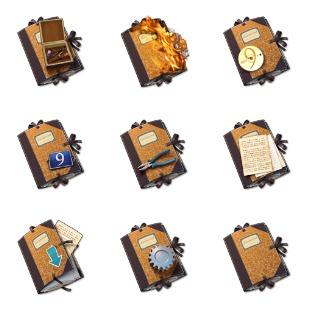 Study Folders icon sets preview