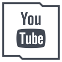 logo, youtube, media, social, company icon