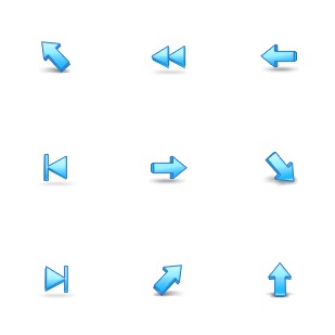 Gloss Set: Basic icon sets preview