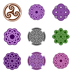 Celtic Knot icon sets preview