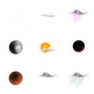 Weather icon sets preview
