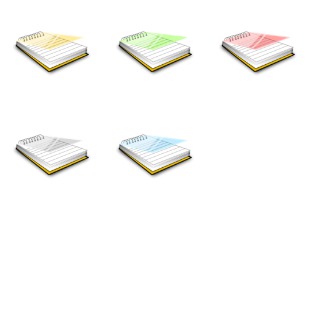 Notepad icon sets preview