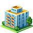 building, apartment icon