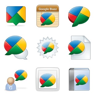 Google Buzz Icons icon sets preview