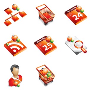 Delli Xmas icon sets preview
