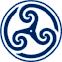 Blue Wheeled Triskelion 2 icon