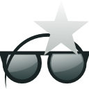 sunglasses, gwenview icon