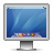 monitor, screen, aqua, display icon