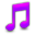 Music, Purple icon