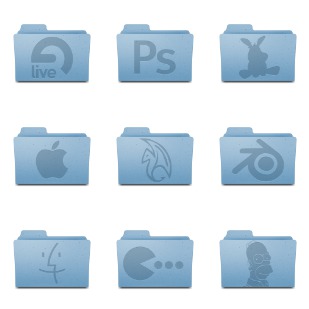 Leopard Extra Folder icon sets preview
