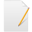 document, writing, paper, edit, write, file icon