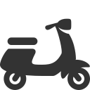 Transport scooter icon