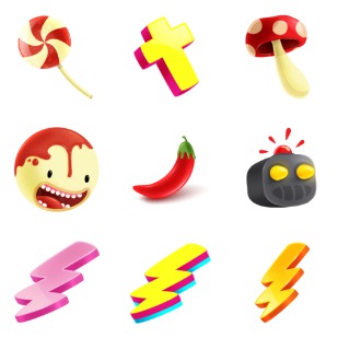 Rave icon sets preview