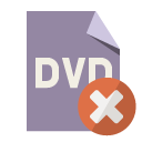 dvd, format, file, close icon