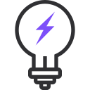 lamp, light, energy, flashligh, idea, electricity, charge icon