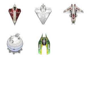 Star Wars Attack of the Clones icon sets preview