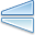 vertical, flip, shape icon