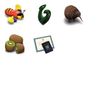 New Zealand icon sets preview