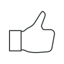 up, facebook, thumb, like, thumbs up, hand, finger icon