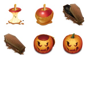 Trick or Trash icon sets preview