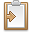 clipboard sign icon