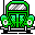 green bug front icon