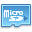 micro sd blue icon