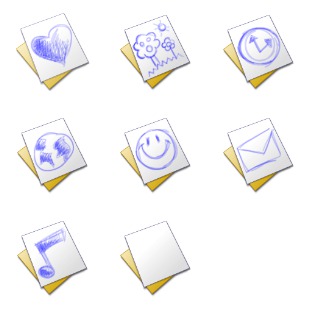 Scratch Files icon sets preview