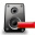 speaker, delete icon
